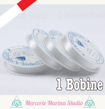 Bobine Fil élastique 0,6mm  de 15m