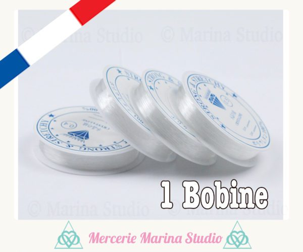 Fil élastique 0,5mm en bobine de 18m
