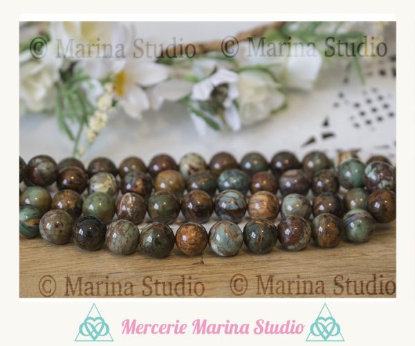 Turquoise africaine perles rares  - perles naturelles non chauffées et non traitées