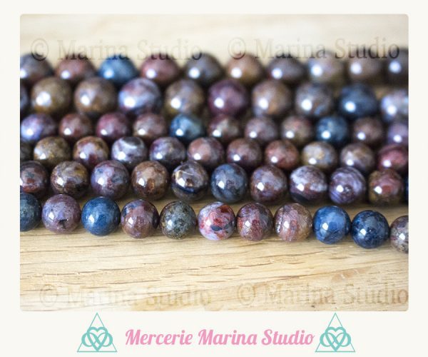 Perles pietersite 8mm 10mm ou 6mm naturelle qualité extra A+