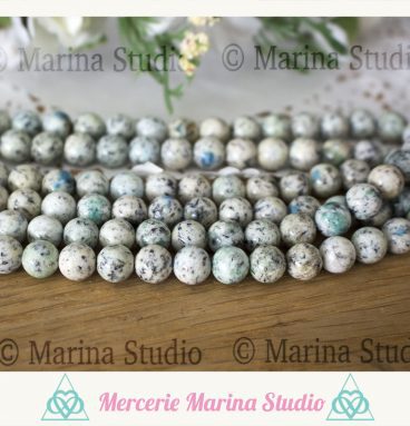 10 Perles jaspe K2 8mm * perles naturelles * reiki * chakras healing