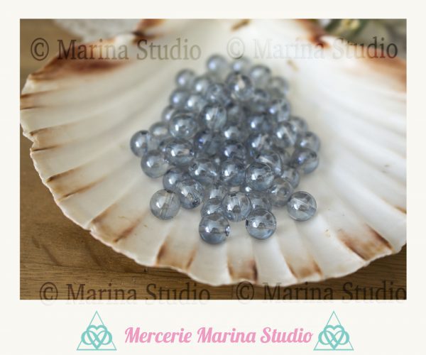 10 Perles en aqua aura 10mm 8mm ou 6mm couleur au choix * reiki – Image 4