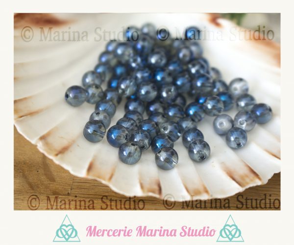 10 Perles en aqua aura 10mm 8mm ou 6mm couleur au choix * reiki – Image 3