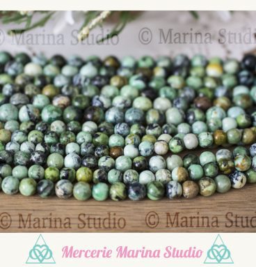 Véritables perles de variscite 6mm 8mm * qualité extra A+ * non teintées non chauffées