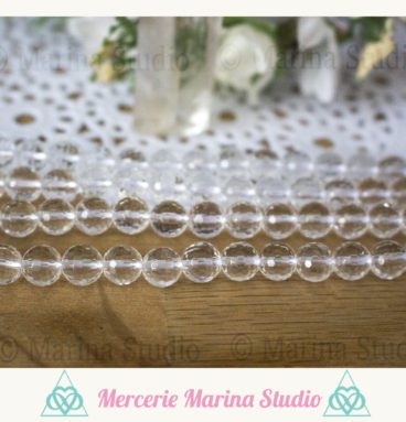 Lot de perles en cristal à facettes 8mm