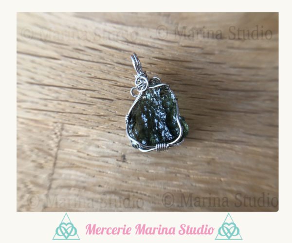 Pendentif en Moldavite – Image 2