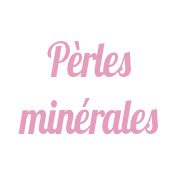 Perles de gemmes minérales