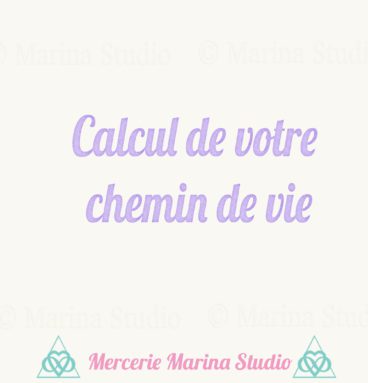 Calcul de votre chemin de vie