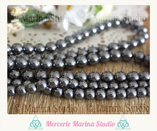 10 Perles terahertz 8mm ou 6mm * reiki * chakras healing *