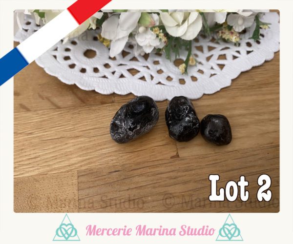 Lot de pierres en larme d'apache provenance USA – Image 3
