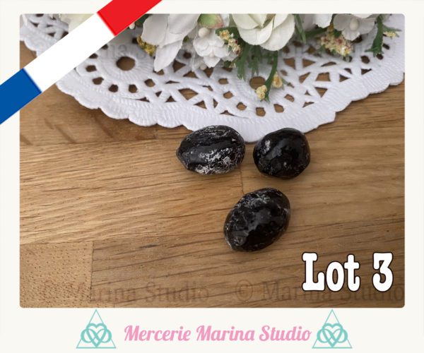 Lot de pierres en larme d'apache provenance USA – Image 4