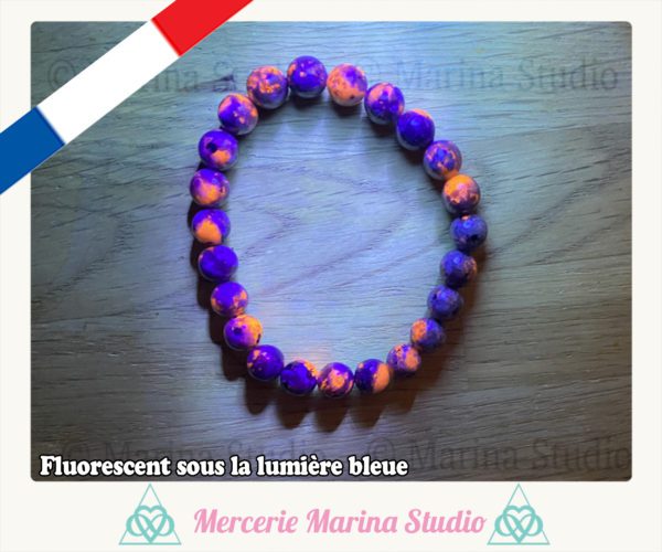 RARE Bracelet avec perles yooperlite du Michigan - États-Unis – Image 4