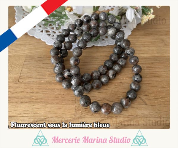 RARE Bracelet avec perles yooperlite du Michigan - États-Unis – Image 2