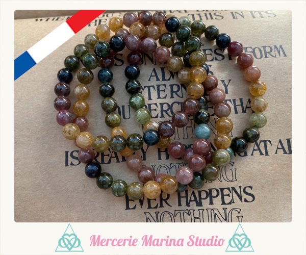 Bracelet en tourmaline multi couleur qualité Extra A+ – Image 2