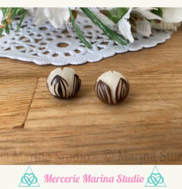 Véritable perle bodhi lotus 12,5mm taillée à la main - Perle lotus